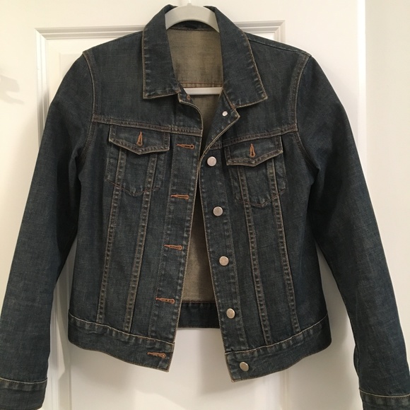 J. Crew Jackets & Blazers - J. Crew Dark Wash Denim Jacket - Small